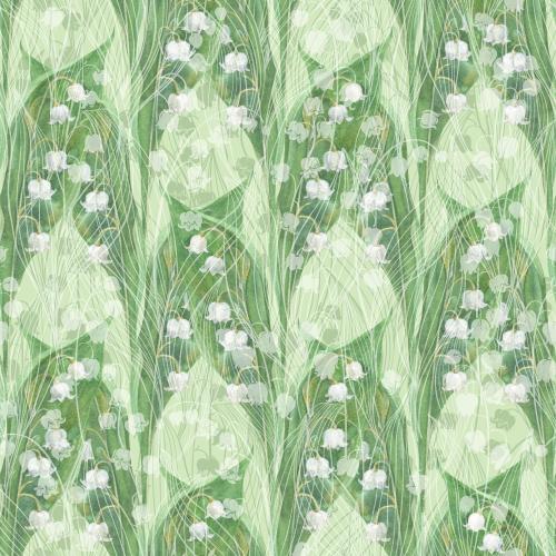 Raster image watercolor and graphic lilies