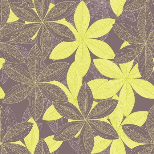 Illustration colorful decorative flowers