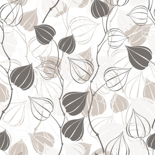 Vector image physalis, shades of brown on white