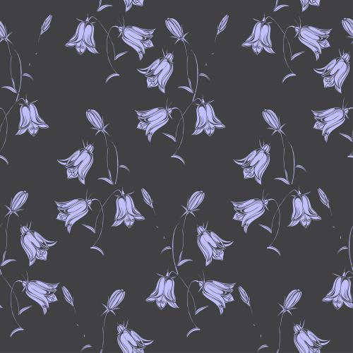 Illustration bells on black