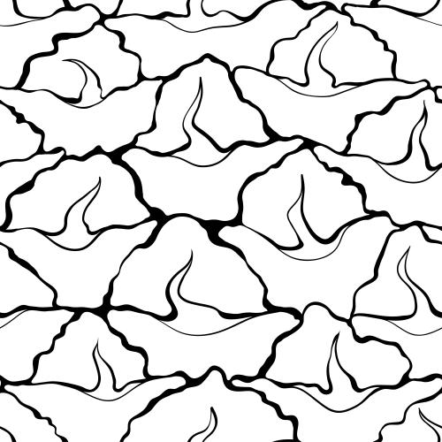 Fruit. Vector fragment of pineapple peel on white