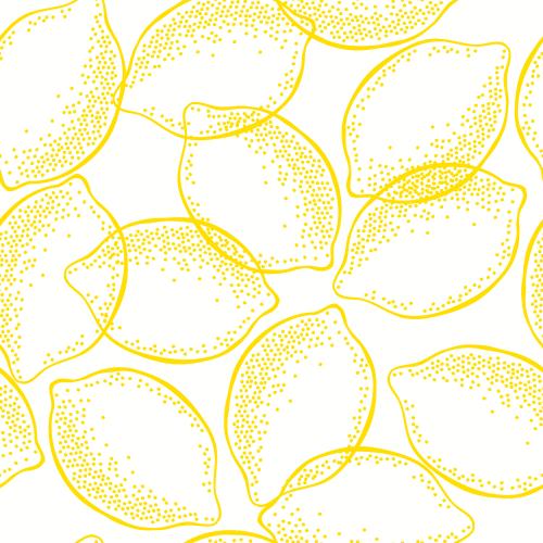Lemon. Vector lemons on white